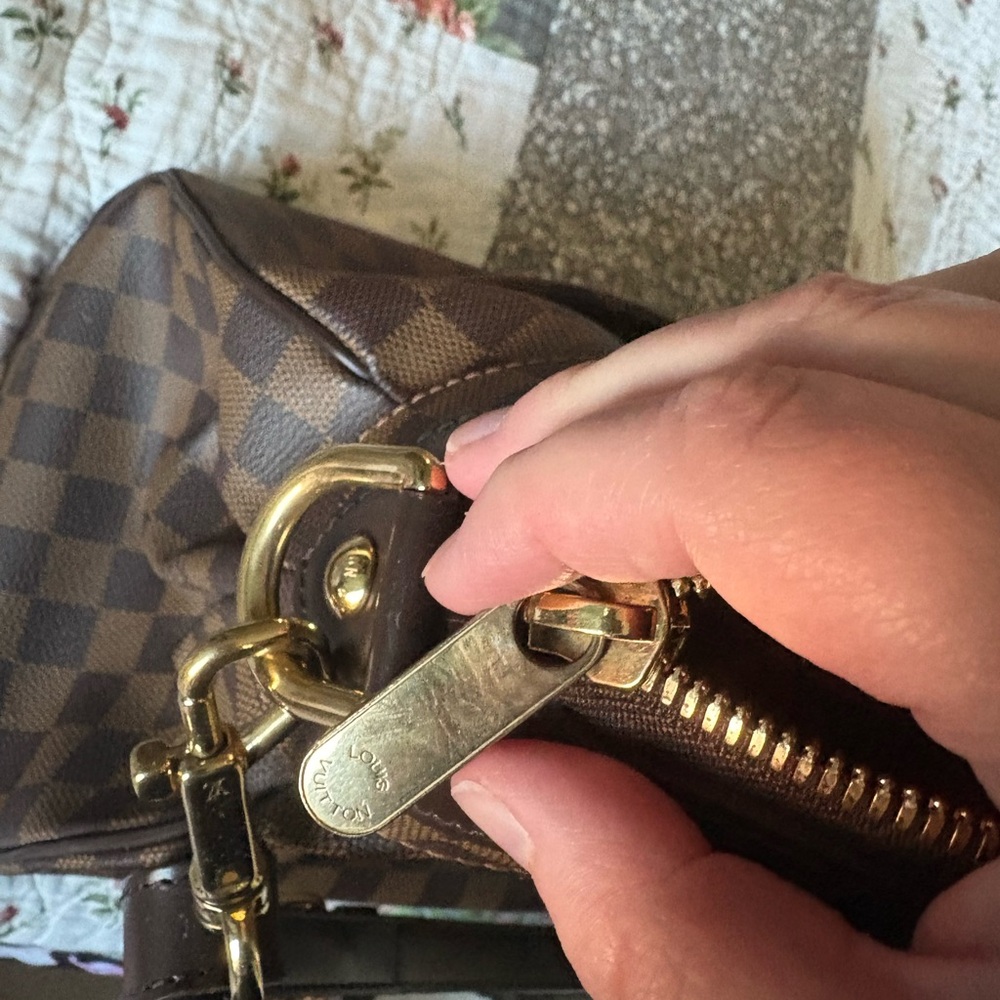 Louis Vuitton Brown Checkered Shoulder Bag TREVI GM - Picture 9 of 16